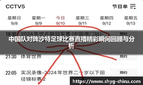 中国队对阵沙特足球比赛直播精彩瞬间回顾与分析